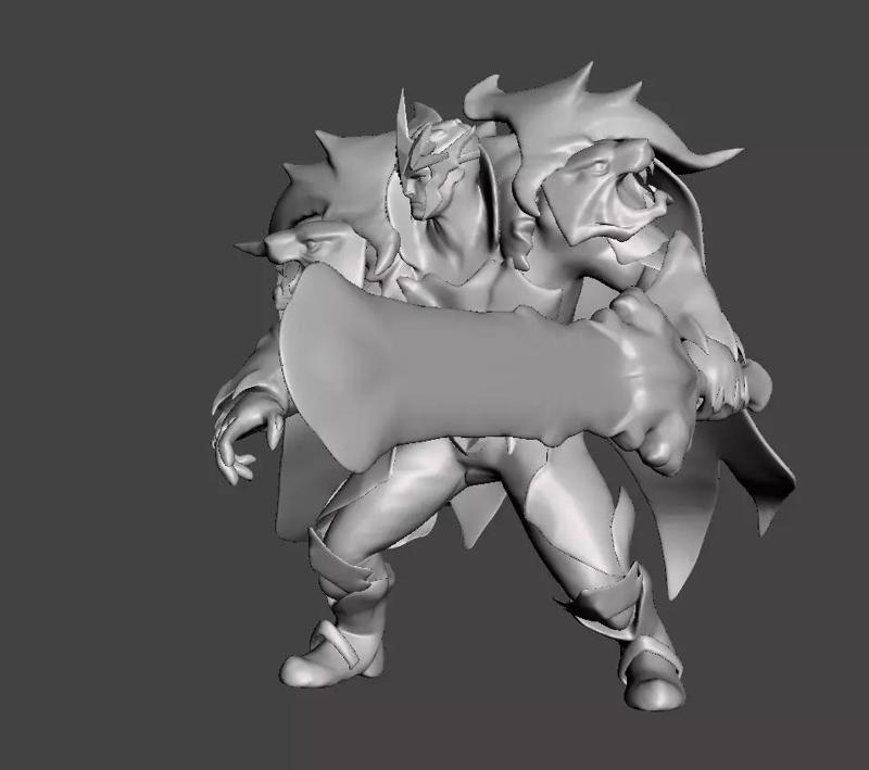 God King Garen 3D Model