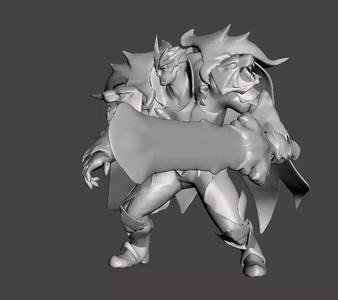 God King Garen 3D Model