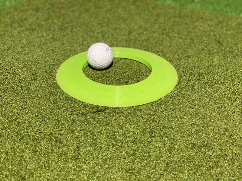 Indoor Golf Practice Hole