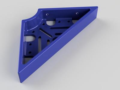 Corner square for fabrication work
