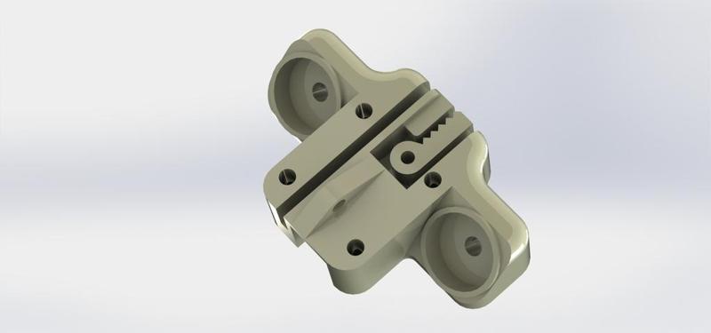 Delta Kossel 15mm Magnetic Carriage with Belt Tensioner