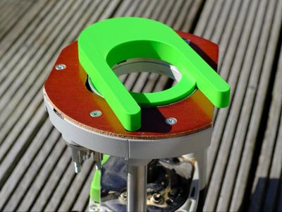 Deck plug horseshoe sole for Festool OF1400 