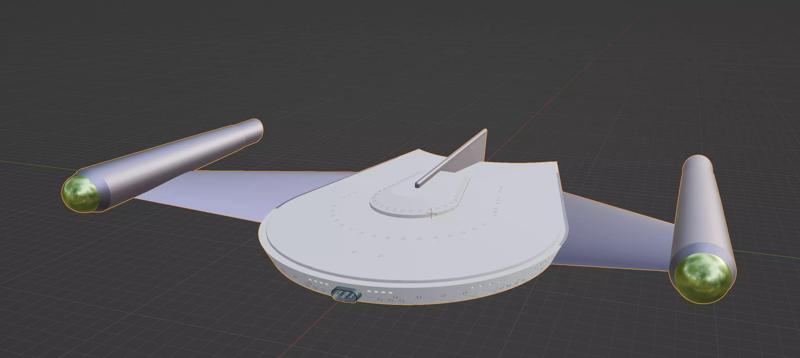 Alien Adversary Space Ship