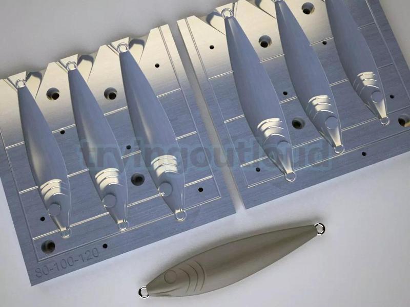 80-100-120 Gr Vintage Metallic Sardine Metal Jig Mold