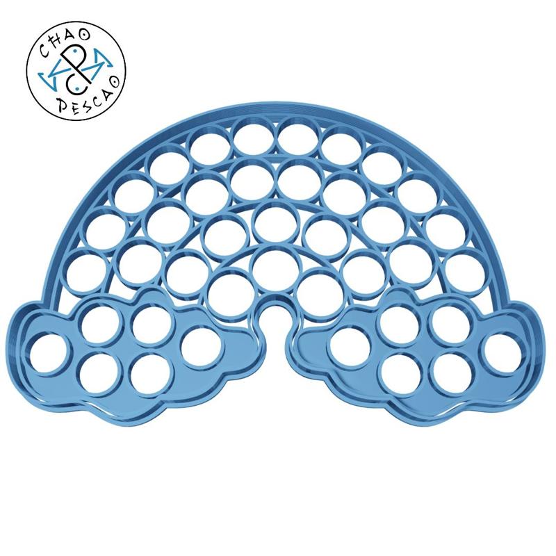 Rainbow - Pop It - Cookie Cutter - Fondant - Polymer Clay