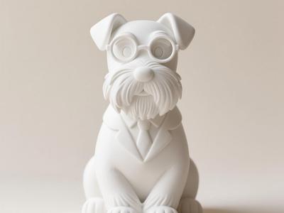 Creative Schnauzer Decorative Ornament