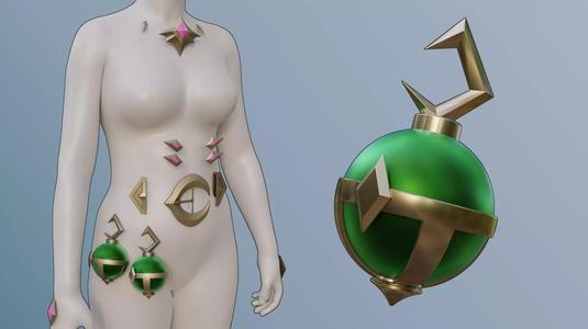 BEWITCHING MISS FORTUNE Cosplay props 3D print model