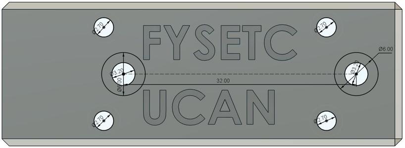 UCAN bracket for FT-EMS mounting