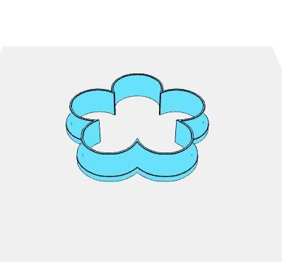 FLOWER CUTTER FOR COOKIES