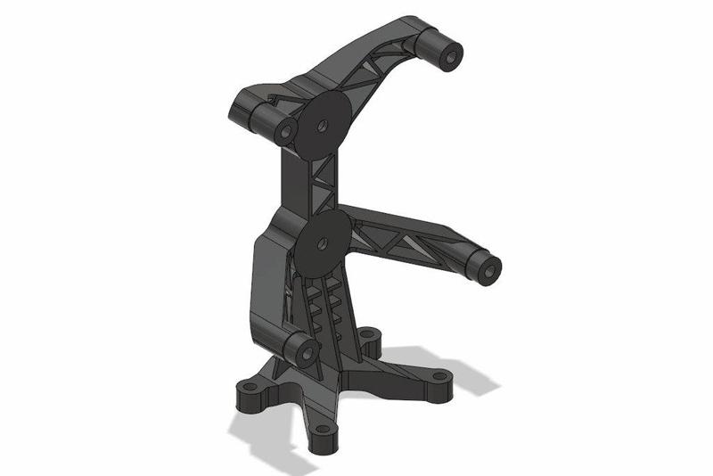 DJI Inspire 1 Style front mounting bracket (NOT COMPATIBLE WITH ORIGINAL)