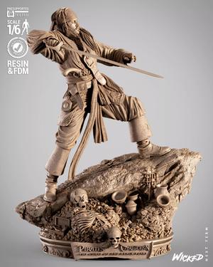 Wicked Movies Jack Sparrow Sculpture