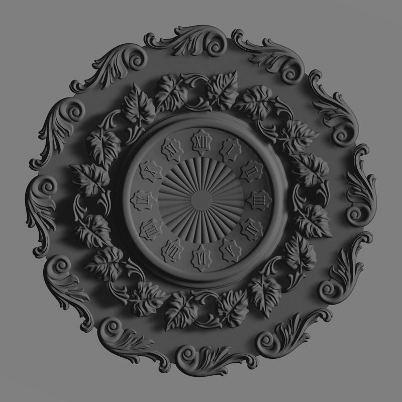 flower clock cnc design