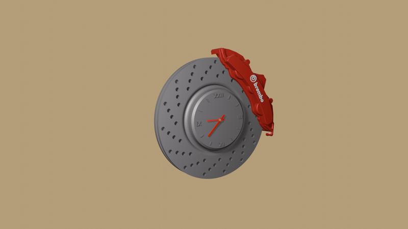 Disc Brake Wall Clock