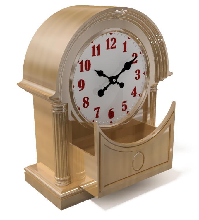 Barrister Mantel Clock - E2