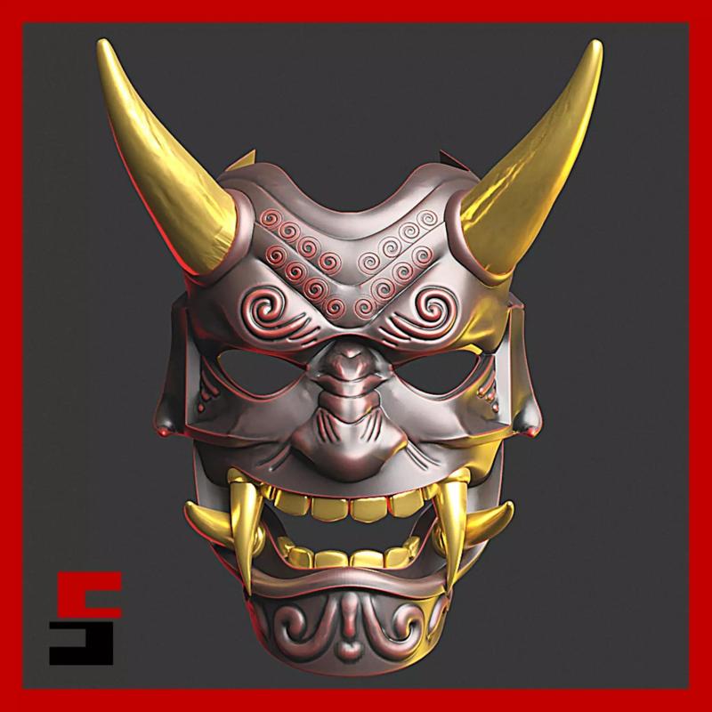 Japanese Oni Mask