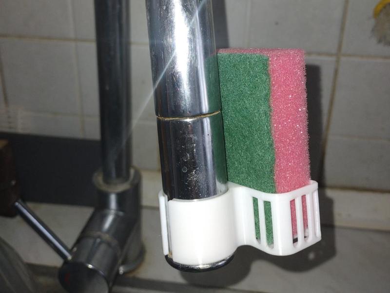 Kitchen Sponge Holder for 28.5 mm Faucet Mount