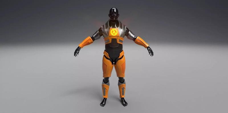 Half-Life 2 Inspired HEV Suit Gordon Freeman Cosplay STL File