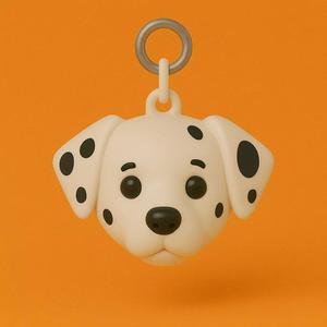 Dalmata Llavero 3D Plastico STL