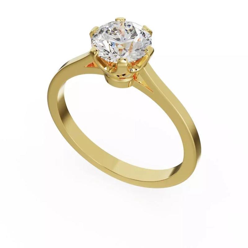Classic solitarie ring