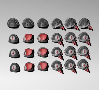 Space Warriors - Meat Rippers Shoulders