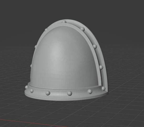 Nuscale Mk2 Death Legion Compatible Shoulderpad