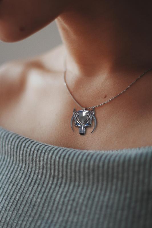 Turkic Mythological Wolf - Börü Logo Pendant