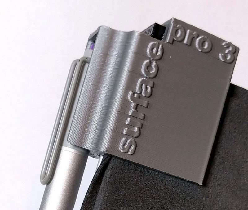 Micorsoft Surface Pro 3 pen clip with usb holder