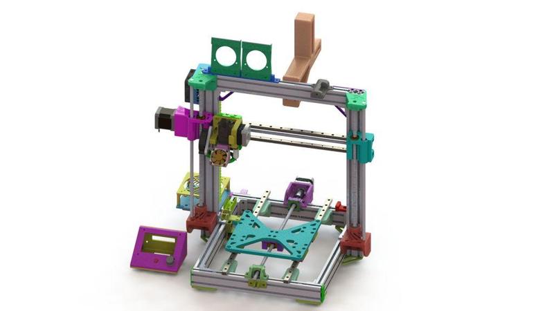 3DLS X Axis MGN12 Rail Kit