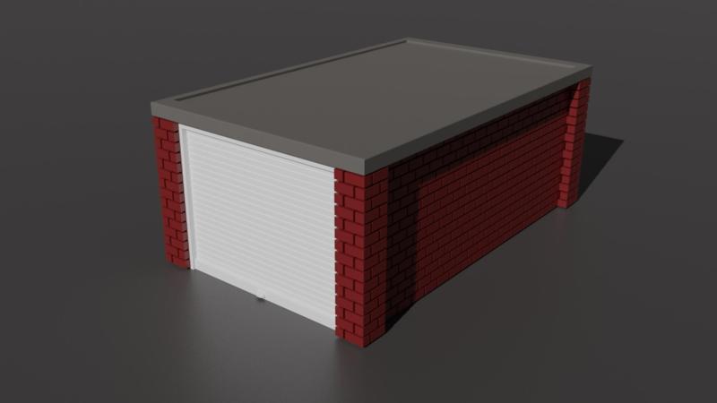 Brick Garages - Suitable for Marvel Crisis Protocol, Zombies and Modern Gaming