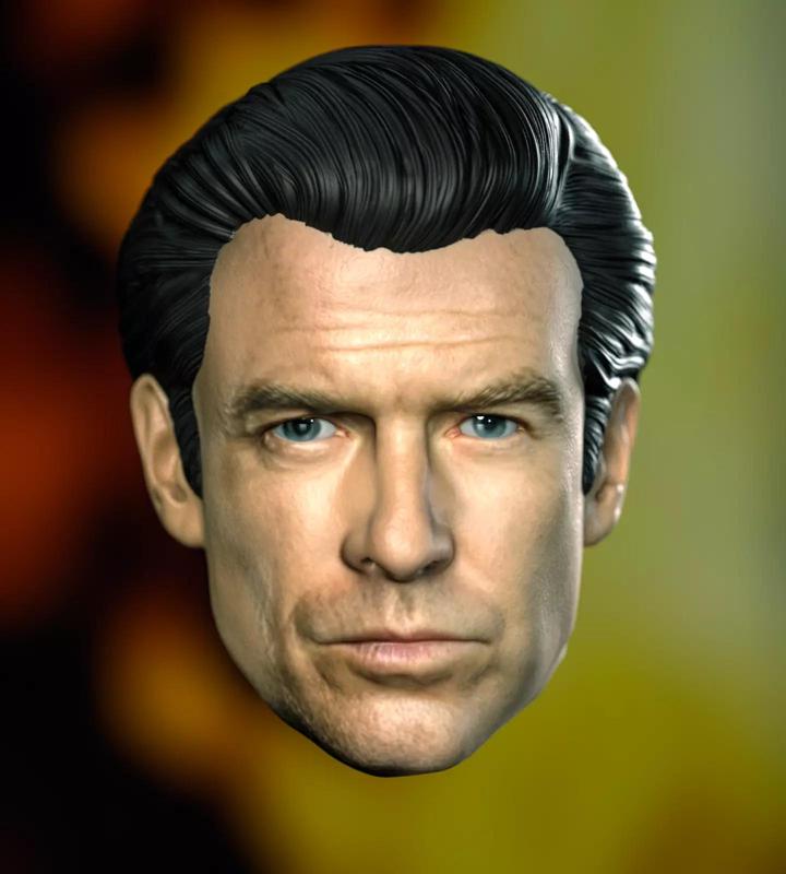 James Bond Pierce Brosnan Headsculpt