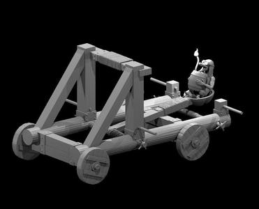 Catapult Terrain Piece and Kobold Ammo