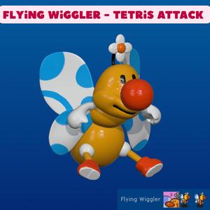 Flying Wiggler - Tetris Attack - Yoshi's island