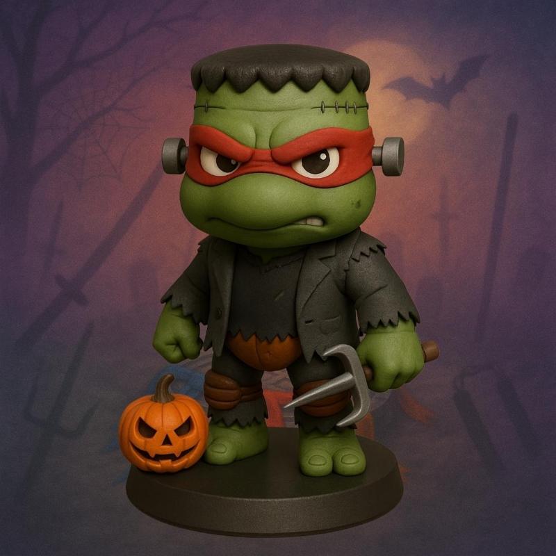 Raphael - Frankenstein Halloween (TMNT) - Stylized Figure STL