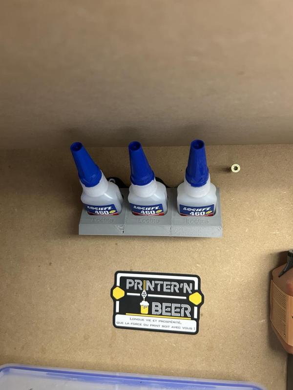 Loctite401 / 406 Wall Holder - super glue