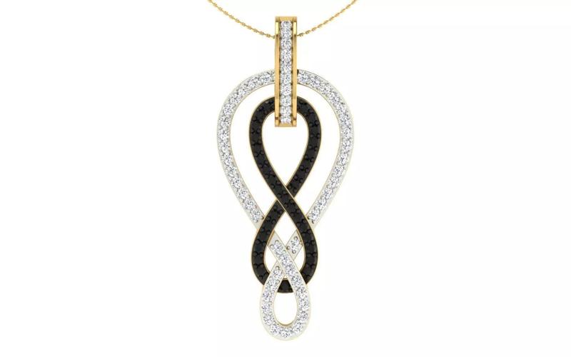 Solitaire Women Pendant 3dm STL OBJ FBX Render Details