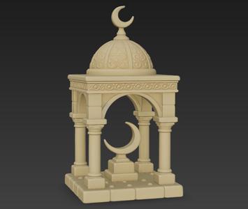 Trench Shrine - The Iron Sultanate Scenery