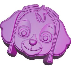Skye Paw Patrol Master Mold STL for Vacuum Forming