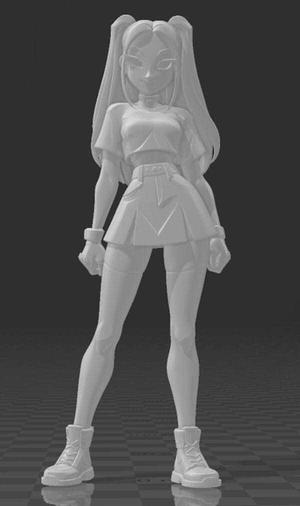 MIRRAI POP PARODY TOON SCALE 1:18 2 VERSIONS ONE CUT IN 2 PARTS FOR JOIN