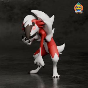 lycanrock midnight form with 1/20 scale