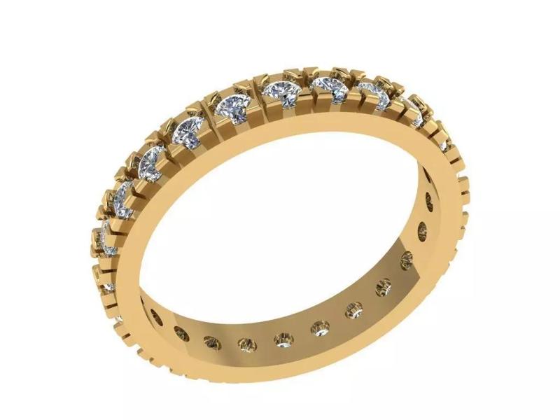 Ring447 gold diamond eternity ring