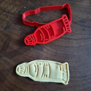 Paint Tube Cookie Cutter STL - Watercolor Art Biscuit Cutter for 3D Printing