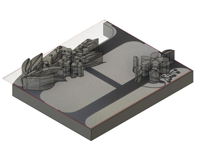 Cookie Cutter Stamp - Flower H