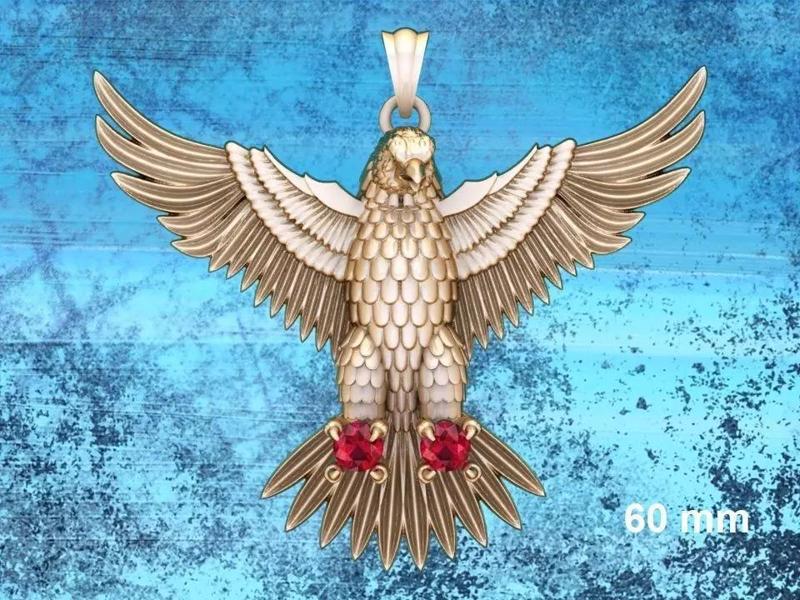 Eagle  Pendant - 60 mm