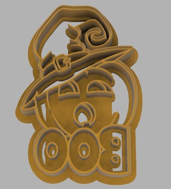 Pumpkin Boo - Halloween Cookie/Dough Cutter