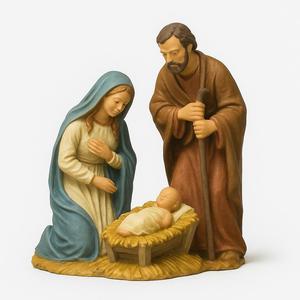 Jesus child Mary and Joseph