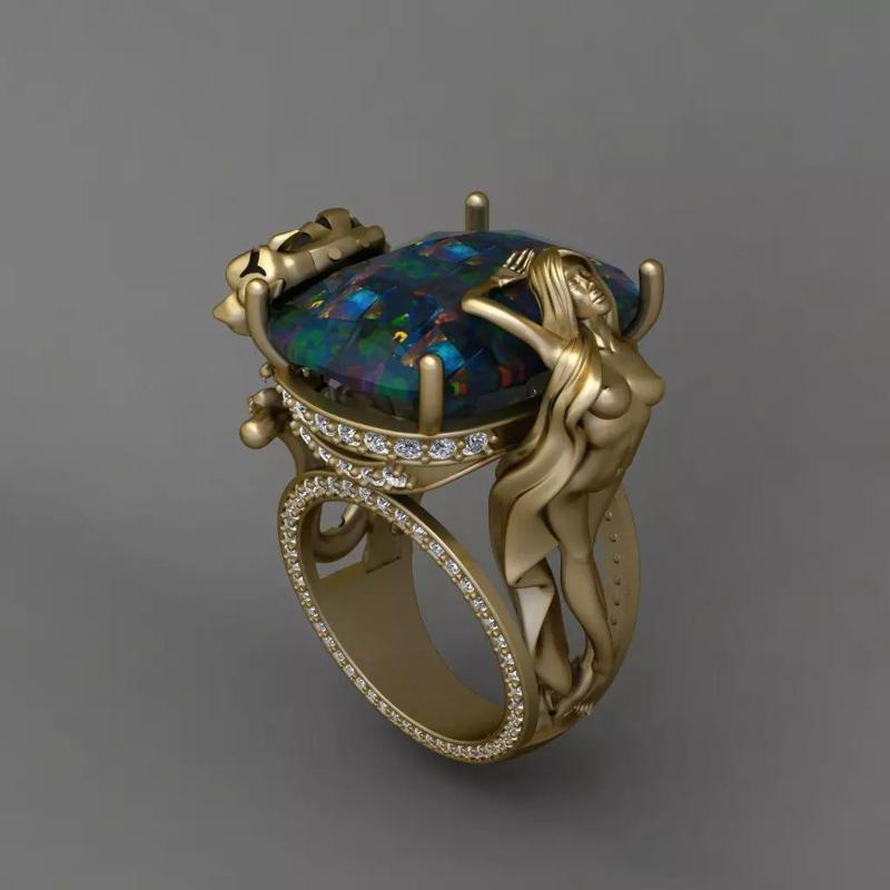 Magerit Instinto Ring 3D print model