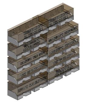 ALL 10 Beastgrave holders, 3D-files W U Storage