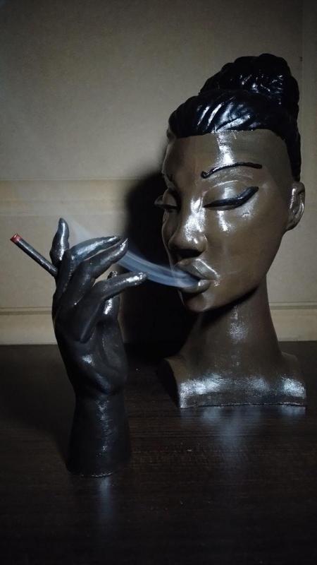 Woman smoking