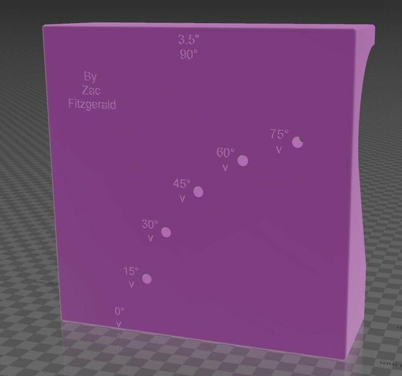 90 Degree 3.5" Inch Mandrel Bend Jig