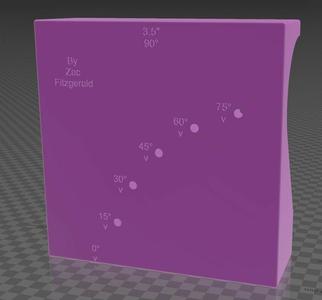 90 Degree 3.5" Inch Mandrel Bend Jig